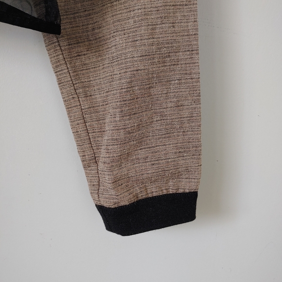 Skunkfunk Basilia Linen Bomber Jacket Size Medium Tan - Picture 11 of 16